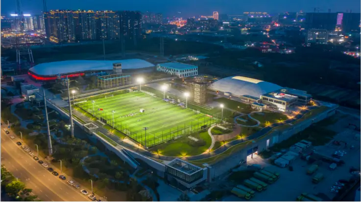 拓佳YX51-250-750樓承板中標(biāo)溫州中體冰雪城體育中心項(xiàng)目